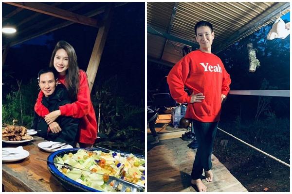 Bà xã Lý Hải bị nghi ghép ảnh sinh nhật chồng vì bàn tay kì dị-15