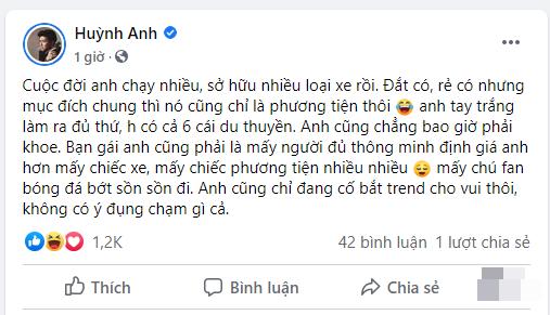 Diễn viên Huỳnh Anh bị nghi đá đểu scandal Quang Hải đâm Mẹc vào ngõ cụt-2