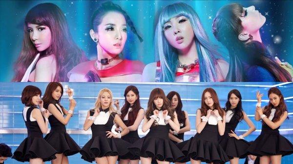 Tưởng hết thời, ai ngờ SNSD và 2NE1 vẫn cạnh tranh bất phân thắng bại-1