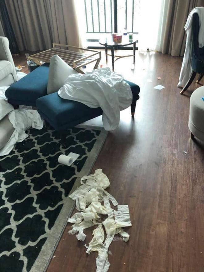 Khiếp sợ những pha ở bẩn kinh hoàng của thượng đế khi thuê phòng khách sạn-7