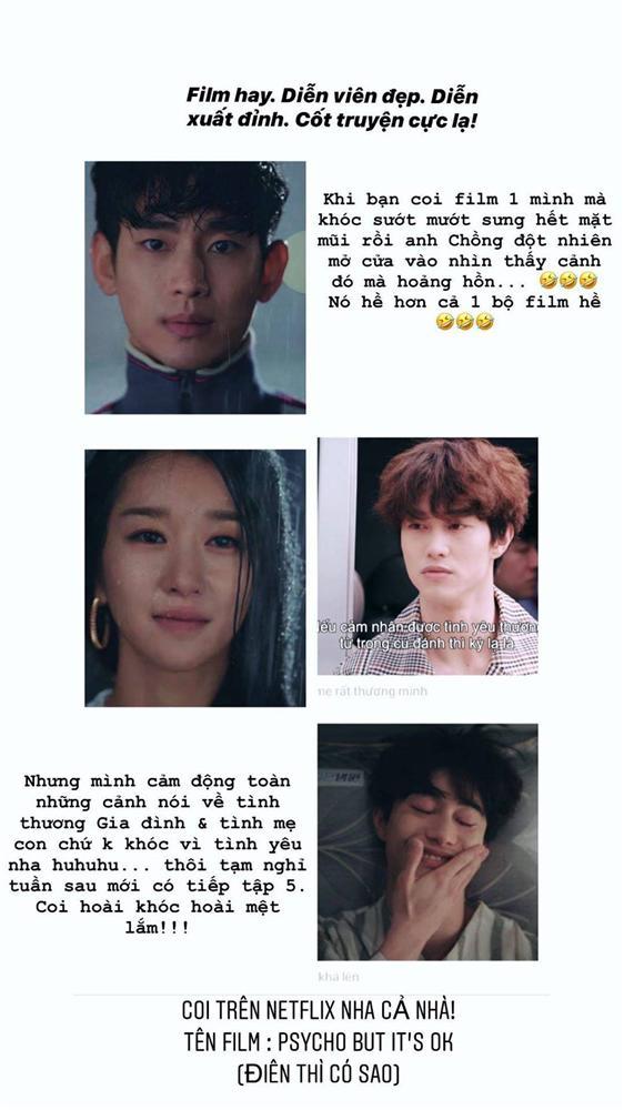 Bảo Thy xem phim mà khóc như mưa, bị chồng bắt gặp hài hơn phim hài-1