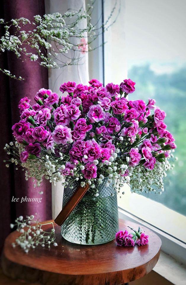 Mãn nhãn với bộ sưu tập bình hoa tím lịm tìm sim của người phụ nữ Hà Thành-4