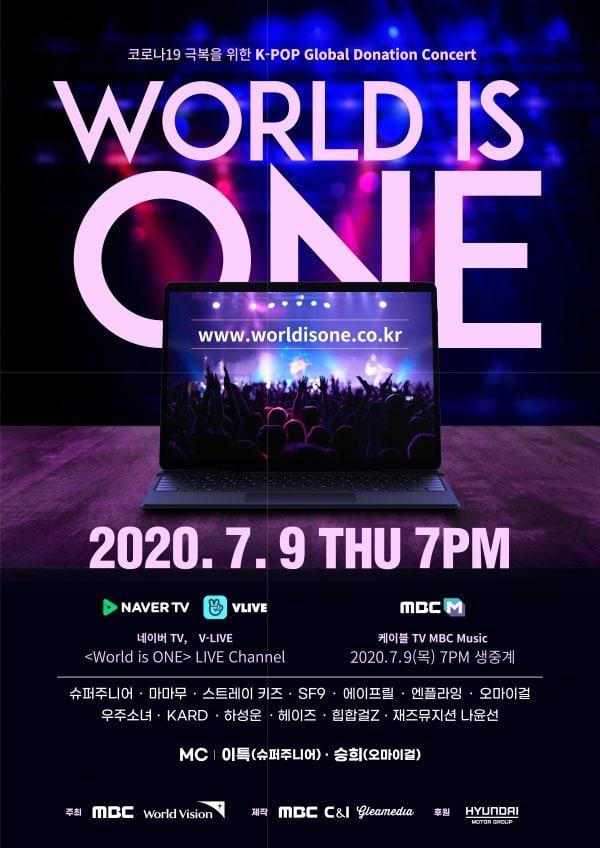 MBC công bố dàn Lineup đổ bộ concert từ thiện online World Is One-1