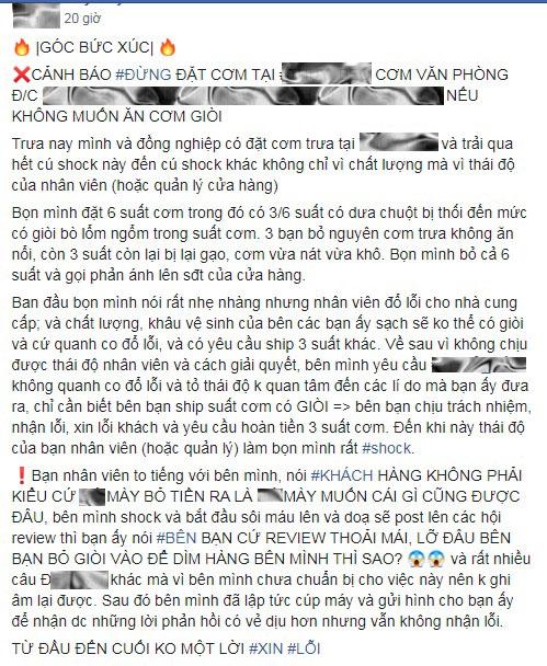 Dân văn phòng xanh mặt khi thấy giòi bò lổm ngổm trong suất cơm trưa-1