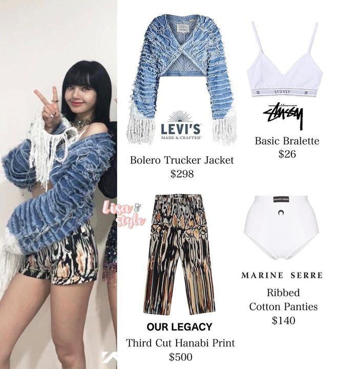 Stylist sáng tạo với màn cắt quần thành áo cho BlackPink mặc-3