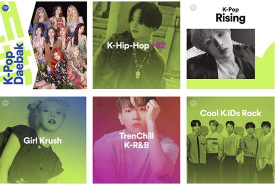 Playlists nhạc Hàn của riêng bạn từ Spotify