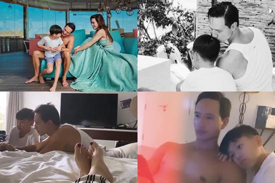 'Bố dượng' Kim Lý chăm sóc Subeo khác nào máu mủ tình thâm