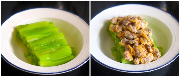 Vẫn là ngao và mướp nhưng không nấu canh, đem trộn với nhau kiểu này ăn bao nhiêu cũng hết-3