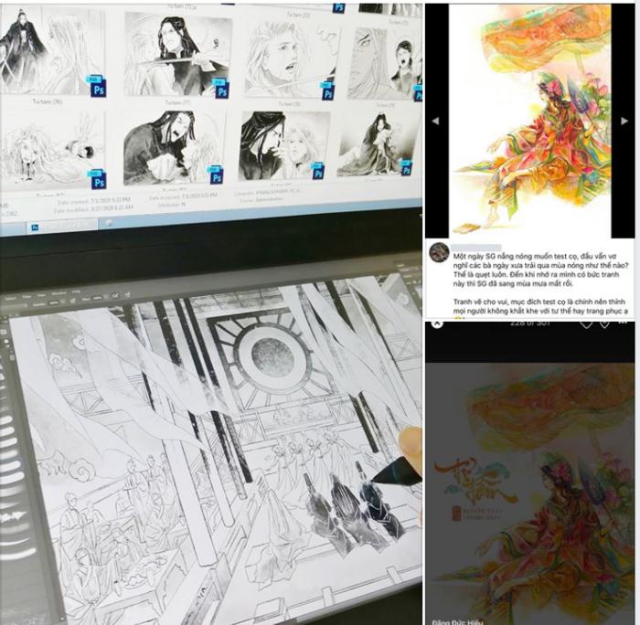 Thực hư chuyện Denis Đặng cướp tranh họa sĩ khác để làm ý tưởng cho MV Nguyễn Trần Trung Quân?-2