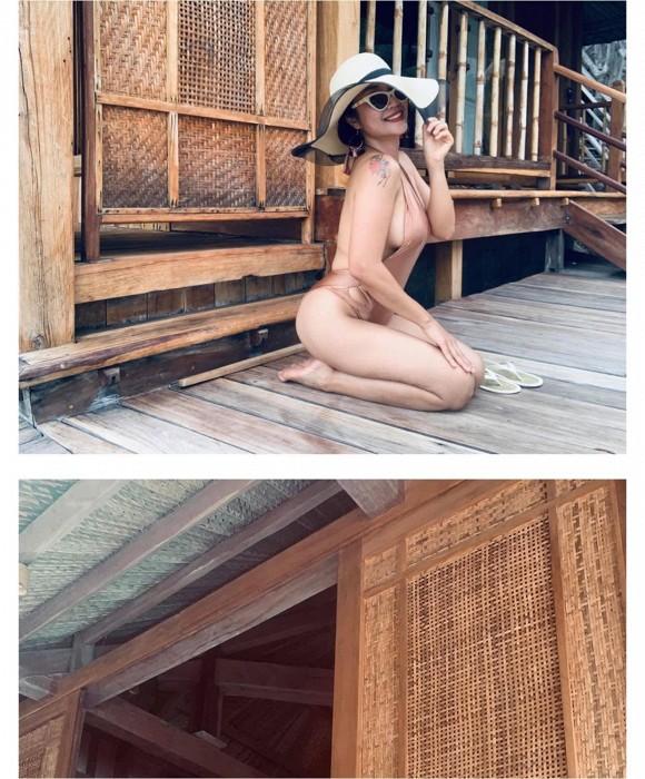 Ốc Thanh Vân diện bikini thiếu vải, để lộ vòng một ngồn ngộn và vòng ba bỏng mắt-3