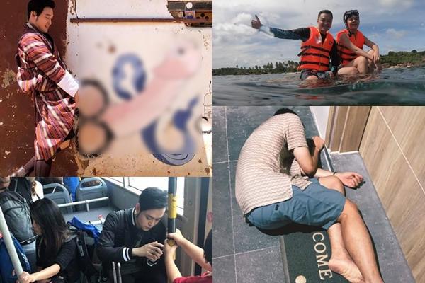 Sau lần nhậu bết bát bất tỉnh, Quang Vinh lại khoe ảnh phê pha rượu chè-8