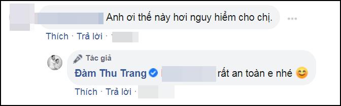 Bụng bầu to sắp đến ngày sinh, Đàm Thu Trang tạo dáng nhìn sợ nổi gai ốc-2