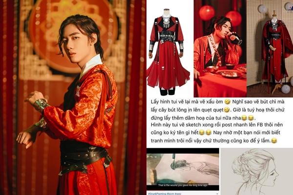 K-ICM chính thức lên tiếng xin lỗi chủ nhân của bức tranh bị cho là xài chùa trong MV Túy họa-9