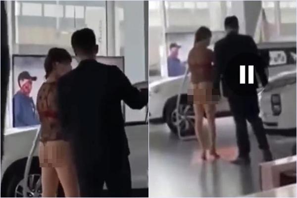 Mặc như truổng cời đi mua ô tô, cô gái trẻ nhận chỉ trích gay gắt-2