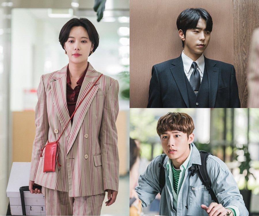 Yoon Hyun Min, Hwang Jung Eum và Seo Ji Hoon trong hình ảnh cho tập đầu tiên của phim “To All The Guys Who Loved Me”. Bộ phim đề tài tình cảm lãng mạn sẽ lên sóng tập đầu vào tối 6/7.