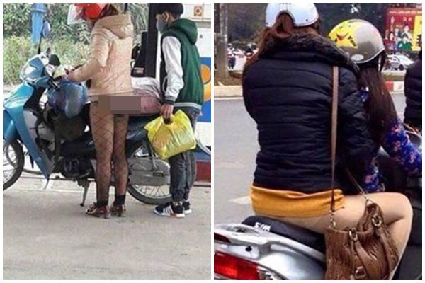 Để nguyên lưng trần dạo phố Hà Nội, cô gái trẻ gây tranh cãi vì thời trang phang thời tiết-8