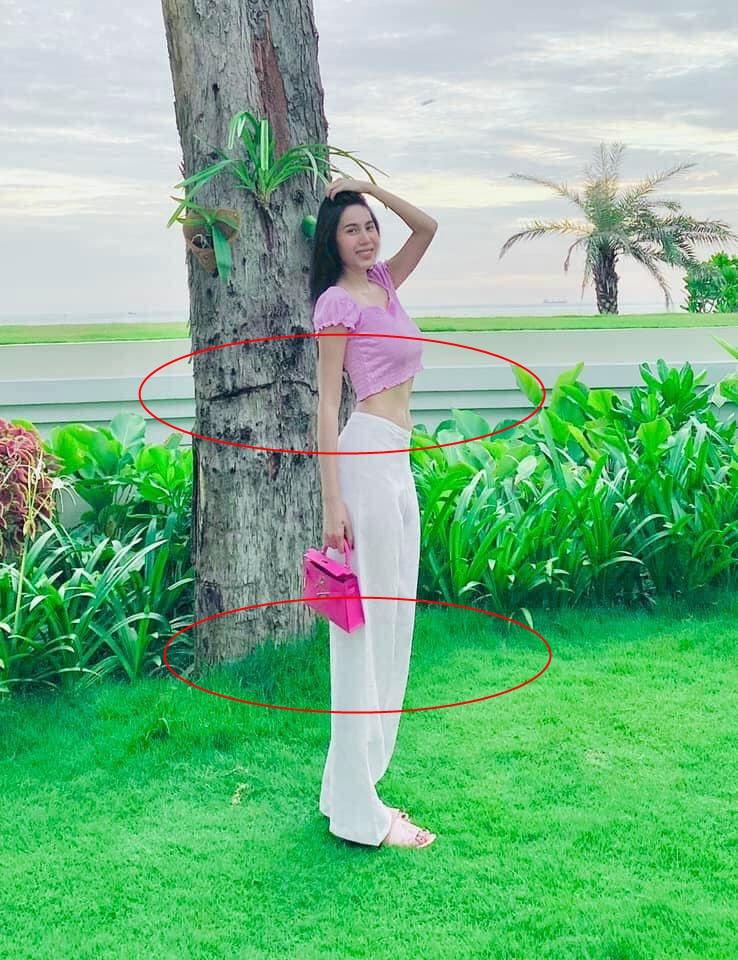 Giữa tin đồn mang bầu lần 2, Thủy Tiên khoe eo phẳng lì nhưng đôi chân lại dài quá lố-3