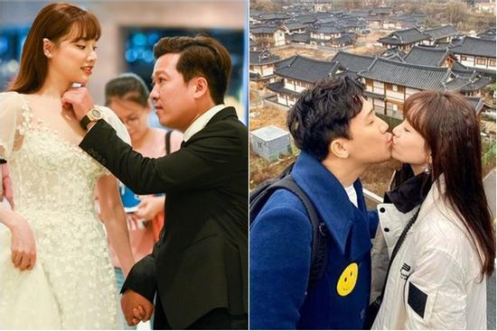 Cách thể hiện tình cảm đối lập của Trấn Thành và Trường Giang với vợ