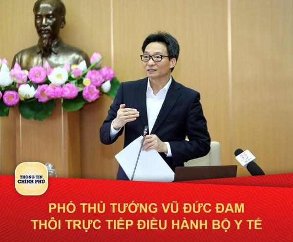 Phó Thủ tướng Vũ Đức Đam thôi trực tiếp điều hành Bộ Y tế-1