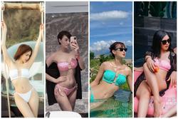 Sunht khoe vòng 1 sau nghi án 'độ loa': đụng hàng bikini với nữ hoàng nội y, hoa hậu, người mẫu mà không ngán