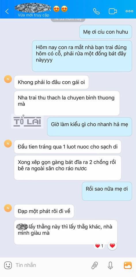 Pha quay xe cực gắt của mẹ đẻ khi con gái bị bắt rửa cả chồng bát đũa ngày ra mắt-1