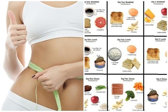 Tự tin diện bikini với thực đơn ăn kiêng kiểu quân đội, giảm 5kg chỉ trong 1 tuần