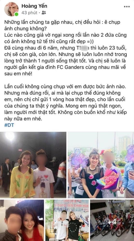 Hoàng Yến Chibi đau xót khi fan thân thiết ra đi ở tuổi còn quá trẻ-1