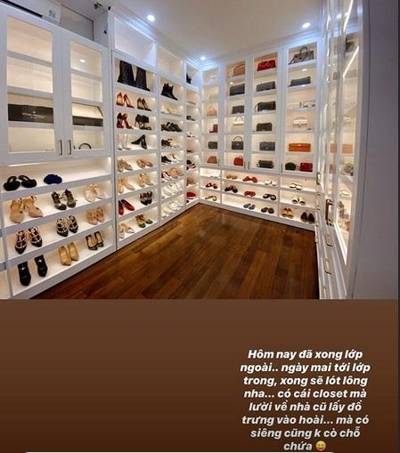 Bảo Thy khoe phòng chất đồ hiệu như trung tâm thương mại-2