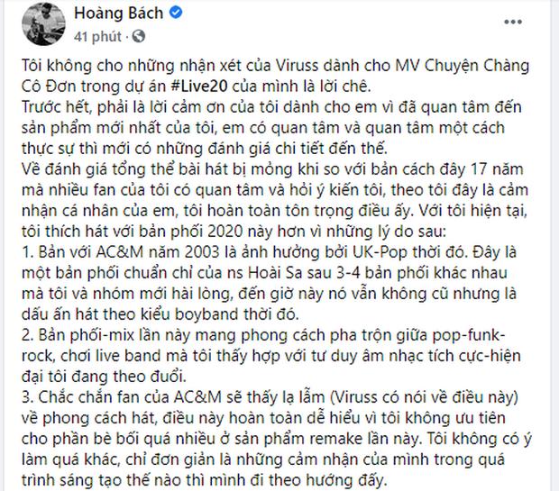 Giữa lùm xùm chỉ trích ViruSs, Dương Triệu Vũ lên tiếng bảo vệ: Đừng phê bình sự phê bình của người khác-5