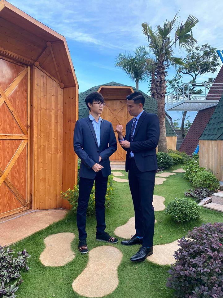 Con trai Huy Khánh trổ mã ngỡ ngàng, cao ngang ngửa bố ở tuổi 14-2