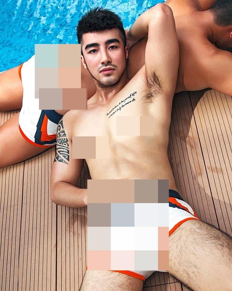 Ngượng chín mặt với loạt ảnh khỏa thân của tú ông Lục Triều Vỹ-9