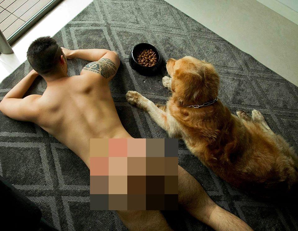 Ngượng chín mặt với loạt ảnh khỏa thân của tú ông Lục Triều Vỹ-11