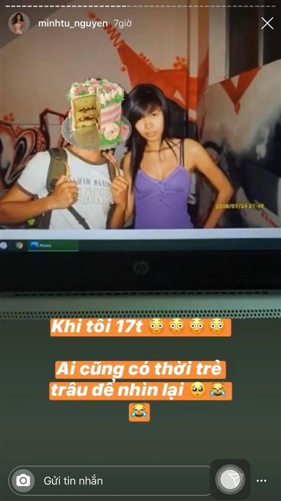 Minh Tú khoe ảnh thời trẻ trâu, tự nhận mình là TOP GỒNG-5