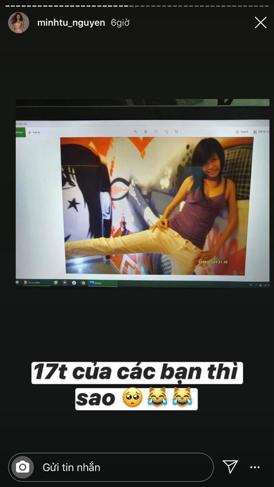 Minh Tú khoe ảnh thời trẻ trâu, tự nhận mình là TOP GỒNG-7