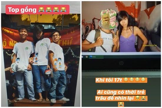 Minh Tú khoe ảnh thời trẻ trâu, tự nhận mình là TOP GỒNG