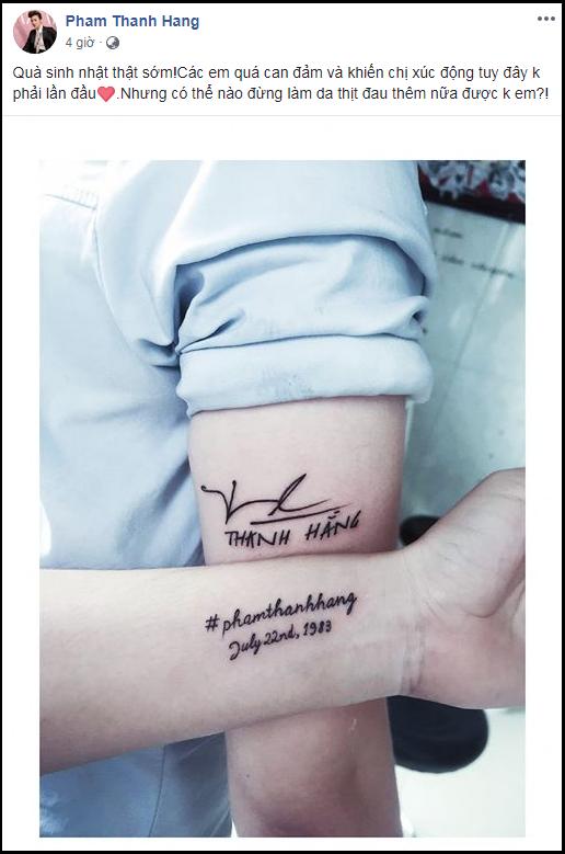 Mừng sinh nhật Thanh Hằng, fan chịu đau 12 tiếng để xăm hình siêu mẫu-2