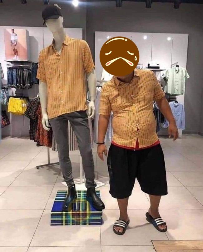 Cố đấm ăn xôi anh chàng nhận kết thảm họa khi diện áo sơ mi vàng cách điệu-1