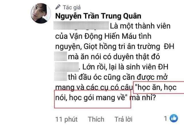 Nguyễn Trần Trung Quân dạy dỗ antifan mà trót quên mất kiến thức lớp vỡ lòng-1