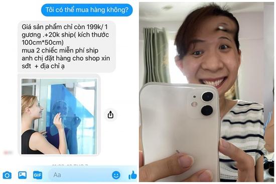 Mua hàng qua mạng được quảng cáo như 'rót mật', cô gái háo hức mang chiếc gương dán tường về nhà và kết quả