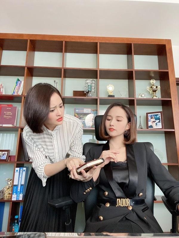 Phương Oanh, Lã Thanh Huyền đua nhau trưng diện hàng hiệu trên phim-11