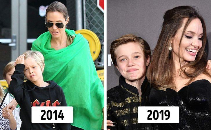 6 con của Angelina Jolie và Brad Pitt thay đổi thế nào?-4