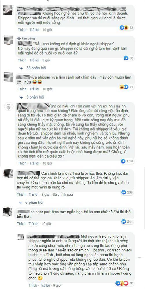 Cô gái đòi bỏ bạn trai làm shipper vì không muốn suốt đời yêu một kẻ giao hàng-3