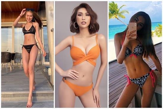 Tường Linh diện bikini siêu nhỏ khoe eo 53 cm soán ngôi Ngọc Trinh