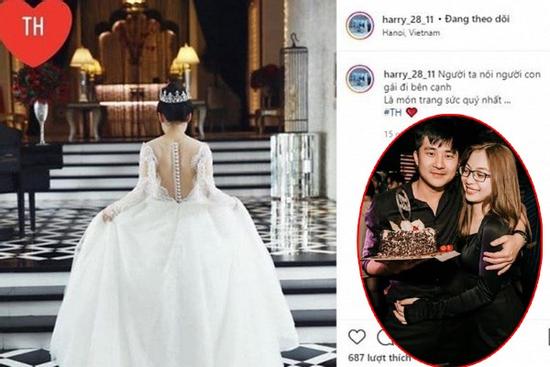 Chia tay được vài tháng, bạn trai thiếu gia của Nhật Lê thông báo sắp lấy vợ