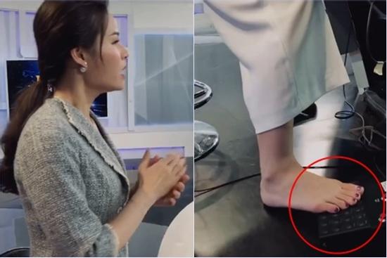 Lộ hậu trường chẳng hề lung linh như khi lên sóng của nữ BTV đình đám nhà đài