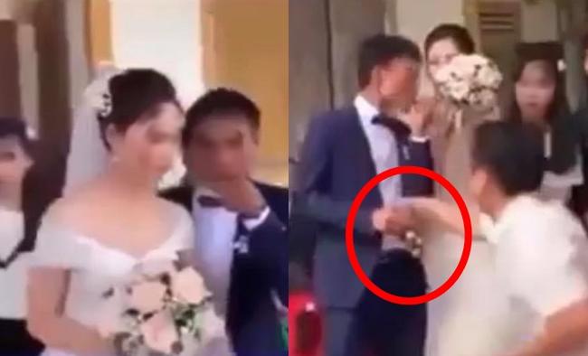 Chú rể mải ăn quên cả đón vợ, cô dâu ngán ngẩm nhìn chồng không thốt nên lời-1