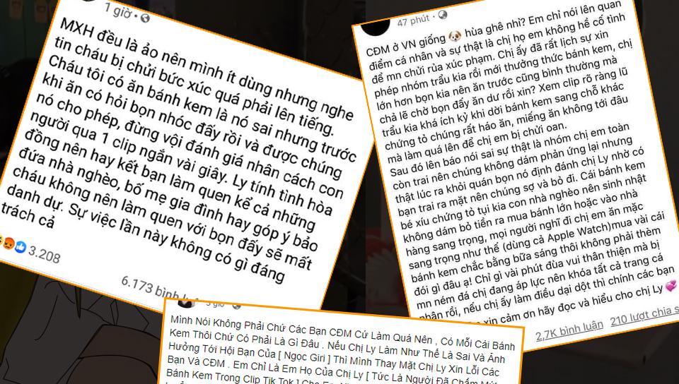 Người nhà cô gái ăn vụng bánh gato đồng loạt vào giải vây như mẹ thiên hạ-1