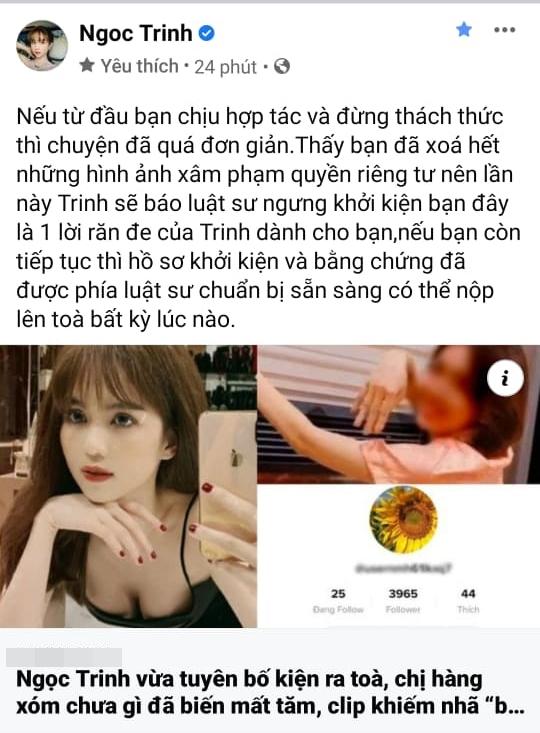 Ngọc Trinh tạm tha cho hàng xóm xấu tính dám quay lén cô mỗi ngày-1