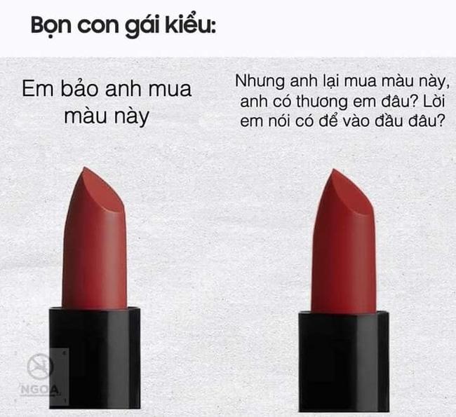 Tức giận vì nhờ người yêu mua son cam đất nhưng nhận về màu đỏ thẫm, cô gái khiến dân mạng tranh cãi-1