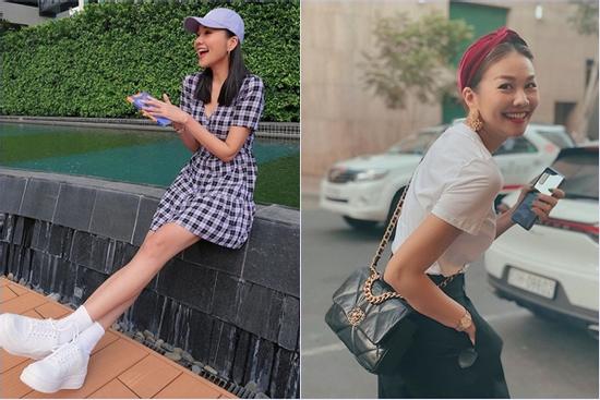 Thanh Hằng mặc đồ như thiếu nữ đôi mươi ở tuổi 36